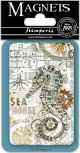 Stamperia Magnet 2.25 inch X3.25 inch Sea Horse