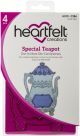 Heartfelt Creations Cut and Emboss Dies Special Teapot 1.75 Inch To 6.75 Inch