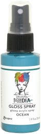 Dina Wakley Media Gloss Sprays 2oz Ocean 1 pack of 1 piece