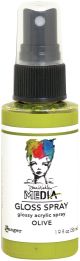 Dina Wakley Media Gloss Sprays 2oz Olive