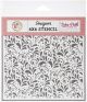 Echo Park Stencil 6 inch X6 inch Pretty Flourish All Girl