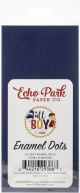 Echo Park Adhesive Enamel Dots 60 Per Pkg All Boy