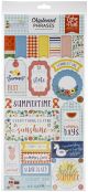 Summertime Chipboard 6 inch X13 inch Phrases