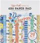Echo Park Double Sided Paper Pad 6 inch X6 inch 24 Per Pkg Dive Into Summer
