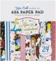 Echo Park Double Sided Paper Pad 6 inch X6 inch 24 Per Pkg Alice In Wonderland No. 2