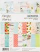 Simple Stories Double Sided Paper Pad 6 inch X8 inch 24Per Pkg Simple Vintage Coastal