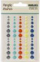 Birthday Blast Enamel Dots Embellishments 60 Per Pkg 