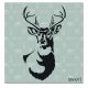 Antlr Deer Stencil1 6 Inch X6 Inch