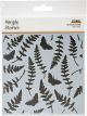 Simple Vintage Great Escape Stencil 6 InchX6 Inch Butterfly Fern