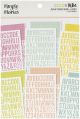 Simple Stories Color Vibe Alpha Sticker Book 12perSheets Lights 1758 Per Pkg