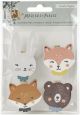 Magical Forest Wood Veneer Clothespins 4 Per Pkg 