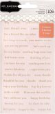Jen Hadfield Hey Hello Repeat Label Stickers 105 Per Pkg 