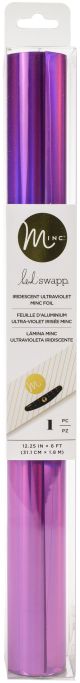 Heidi Swapp Minc Reactive Foil 12.25inch Iridescent Ultraviolet 6 Roll