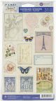 Capri Chipboard Stickers 31 Per Pkg Icons W Foil Accents