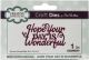 Creative Expressions Craft Dies By Sue Wilson Mini Expressions Hope Your Day Wonderful