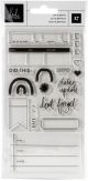 Heidi Swapp Storyline Chapters Clear Stamps 17 Per Pkg