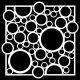 Crafters Workshop Template 12 Inch X12 Inch Bubble Rebound