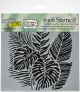 Crafters Workshop Template 6 Inch X6 Inch Tropical Fronds
