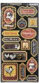 Farmhouse Chipboard DieCuts 6inchesX12inches Sheet 