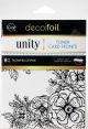 Deco Foil Toner Card Fronts By Unity 4.25 inch X5.5 inch 8 Per Pkg Flowers Devine