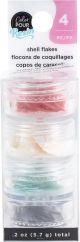 American Crafts Color Pour Resin Mix Ins Shell Flakes Primary 4 Per Pkg
