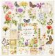 Botanical Journal Chipboard Stickers 12Inch X12Inch W Per Gold Foil Accents