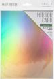 Craft Perfect Mirror Cardstock 92lb 8.5 Inch X11 Inch 5 Per Pkg Iridecent Water Sprite