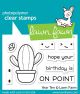 Lawn Fawn Clear Stamps 3 inch X2 inch Year Ten