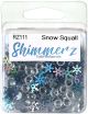 Buttons Galore Shimmerz Embellishments 18g Snow Squall
