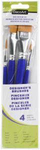 DecoArt Designer Series BrushesBasecoat Set
