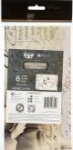 Finnabair Mixed Media Tissue Paper 27.5 InchX19.7 Inch 6 Per Pkg Notes