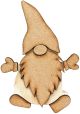 Foundations Decor Interchangeable inch O inch Wood Shape Gnome 4.5 inch X6.125 inch
