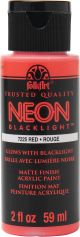 FolkArt Neon Acrylic Paint 2oz Red