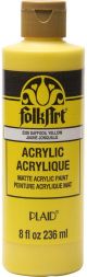 Folk Art Acrylic Paint 8oz Daffodil Yellow