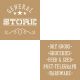 Value Kraft 8 Inch X8 Inch Retro Stencils 2 Per Pkg General Store