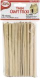 Thin Craft Sticks 5 3 Per 4 Inch X1 Per 4 Inch 75 Per Pkg