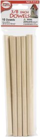 Dowels 3 Per 8 Inch X8 Inch 10 Per Pkg