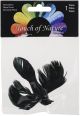 Flying Crow On Wire 2.25 inch Black