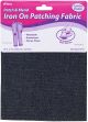 Allary Iron On Patching Fabric Blue Denim 21 InchX5 Inch