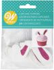 Cupcake Toppers 24 Per Pkg Bunny Ear Glitter