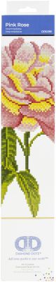 Diamond Dotz Diamond Embroidery Facet Art Kit 10 inch X14 inch Pink Rose
