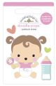 Doodlebug Doodle Pops 3D Stickers Sweet Girl Bundle Of Joy