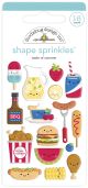 Doodlebug Sprinkles Adhesive Enamel Shapes Taste Of Summer Bar B Cute