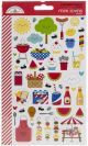 Dooblebug Mini Cardstock Stickers 2 Per Pkg Bar B Cute Icons