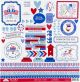 Doodlebug This and That Cardstock Stickers 12 inch X12 inch Land That I Love