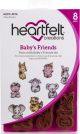 Heartfelt Creations Cling Rubber Stamp Set Babys Friends Tender Moments