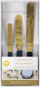 Icing Spatula Set 3 Per Pkg Navy Blue And Gold