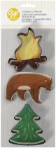 Metal Cookie Cutter Set 3 Per Pkg Camping Adventures 