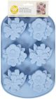 Silicone Mold Floral Party 6 Cavity 1 pack of 1 piece