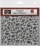 Carta Bella Stencil 6 InchX6 Inch Harvest Leaves Hello Autumn
